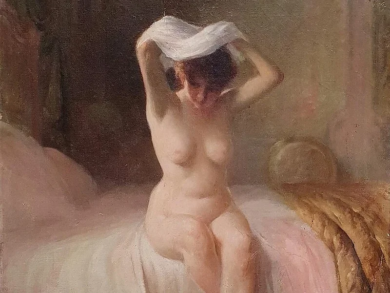 1864-Hermann Delpech - Nudo
